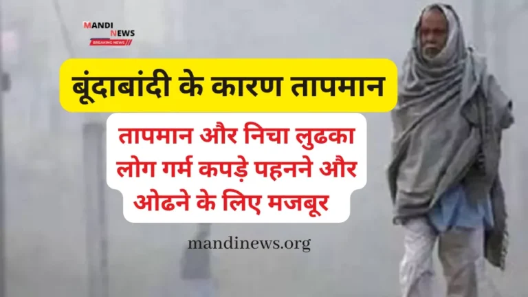बूंदाबांदी के कारण तापमान 2 डिग्री सेल्सियस और नीचा गिरा, अब सर्दी का सितम जारी, पड़ेगी कड़ाके की ठंड